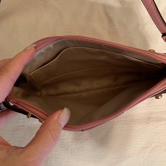 Coach Pink Leather Purse/Wristlet - Picture 7 of 7